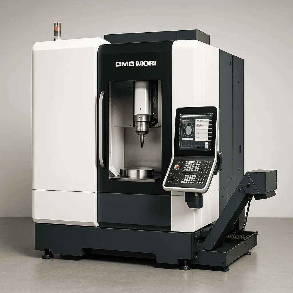 DMG Mori CNC machining center being serviced at Midwest CNC Services