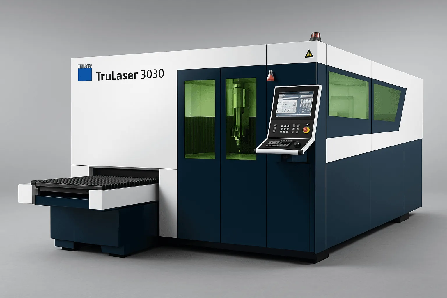 Trumpf CNC machining center being serviced at Midwest CNC Services
