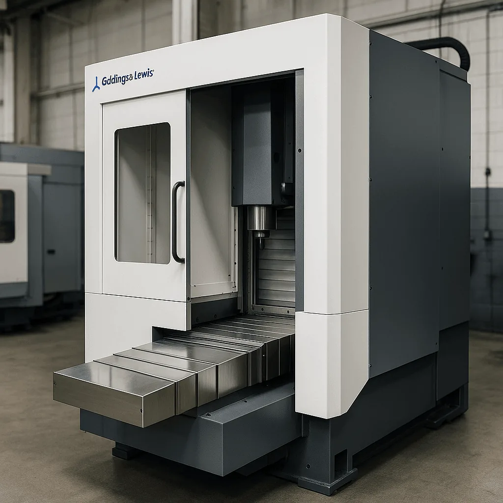Replacement Giddings & Lewis CNC way covers manufactured by Midwest CNC Services