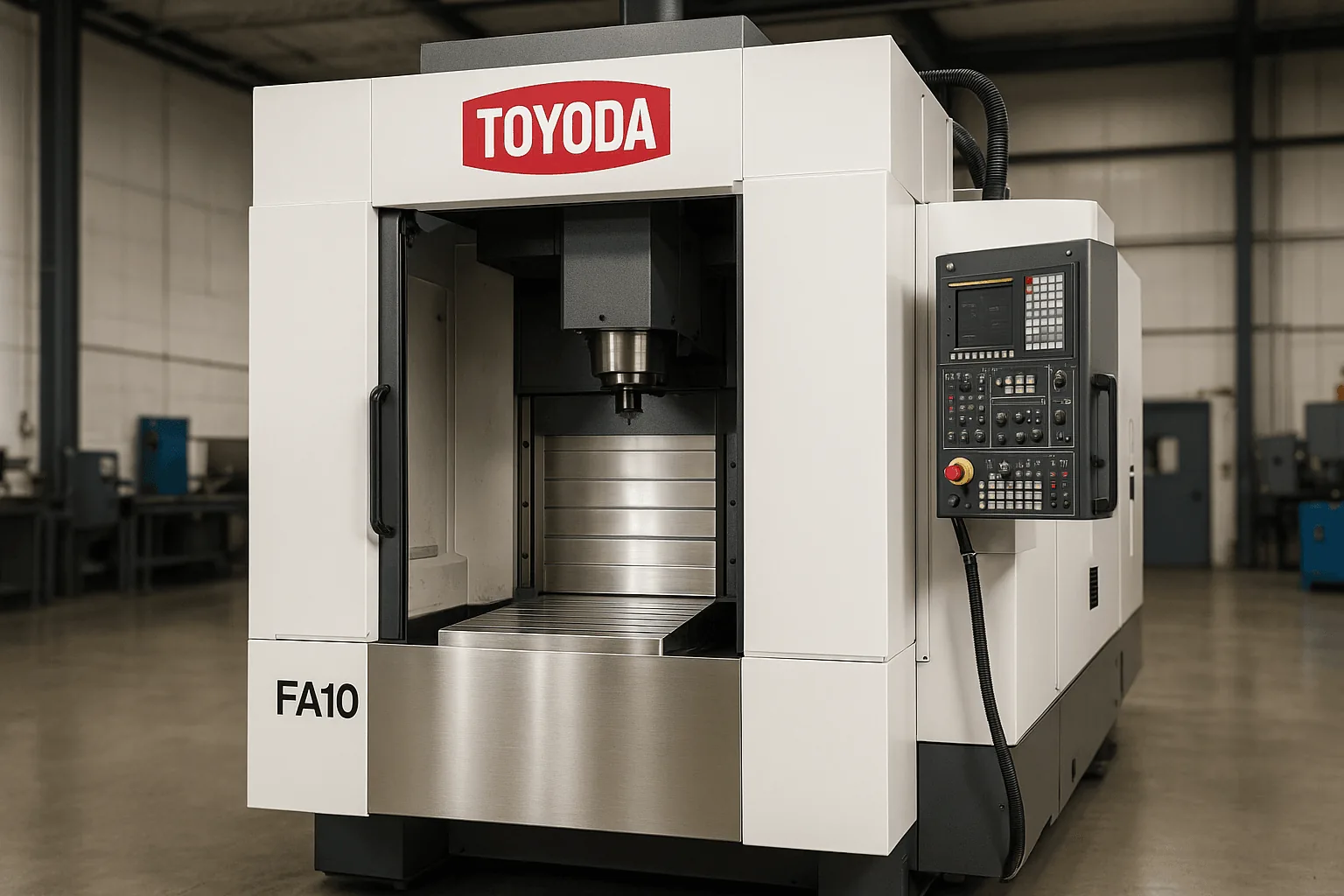 Replacement Toyoda CNC way covers manufactured by Midwest CNC Services