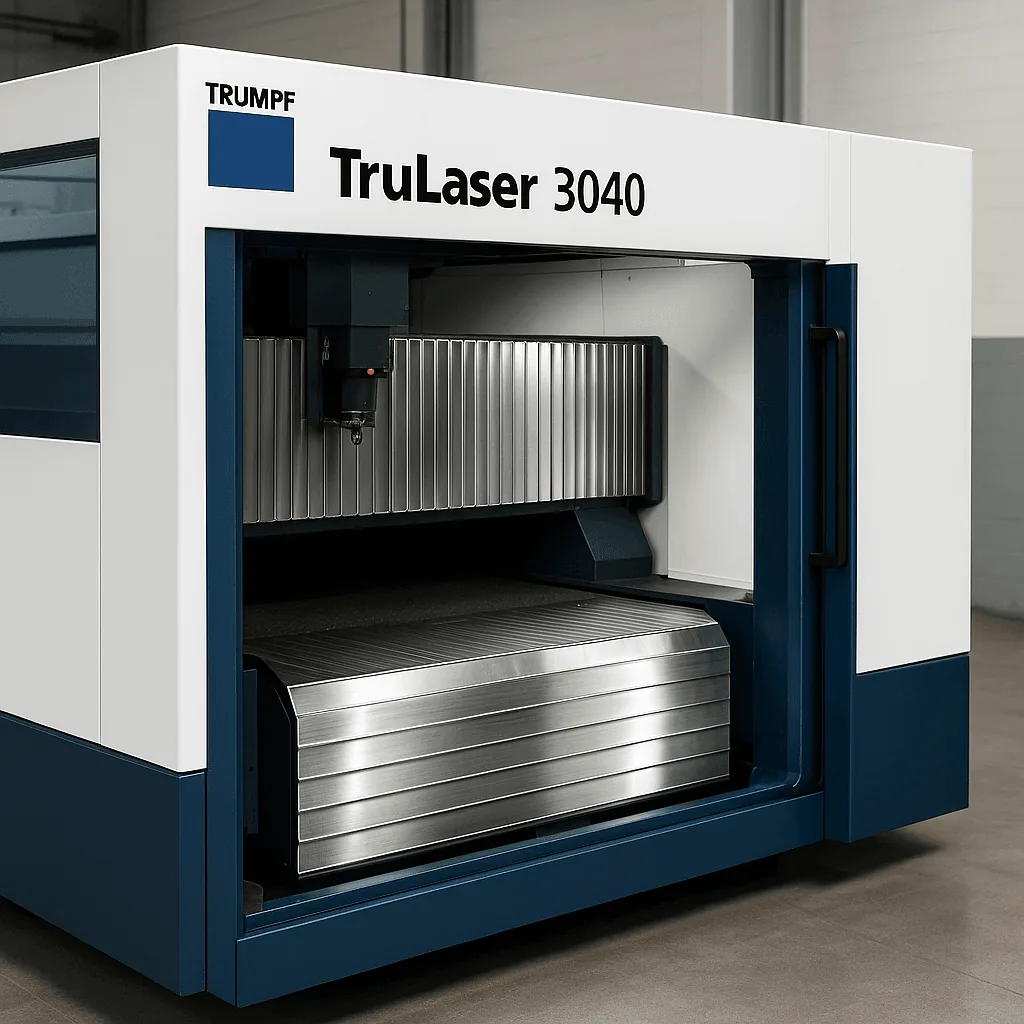 Replacement Trumpf CNC way covers manufactured by Midwest CNC Services